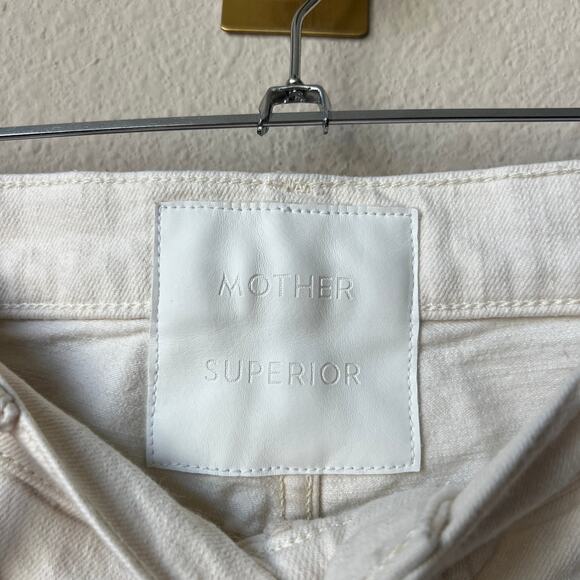 MOTHER The Insider Ankle Fray in Natural Size 28 - Picture 4 of 7
